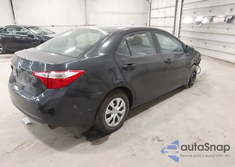 2014 Toyota Corolla L z USA, uszkodzony, nr VIN 2T1BURHE6EC107245